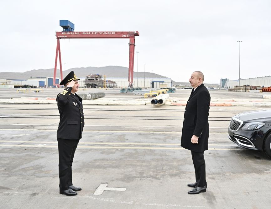President Ilham Aliyev attends commissioning ceremony of “Academician Khoshbakht Yusifzade” tanker (PHOTO)