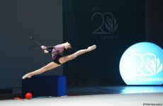 Second day of gymnastics competitions kicks off in Azerbaijan's Sheki (PHOTO)