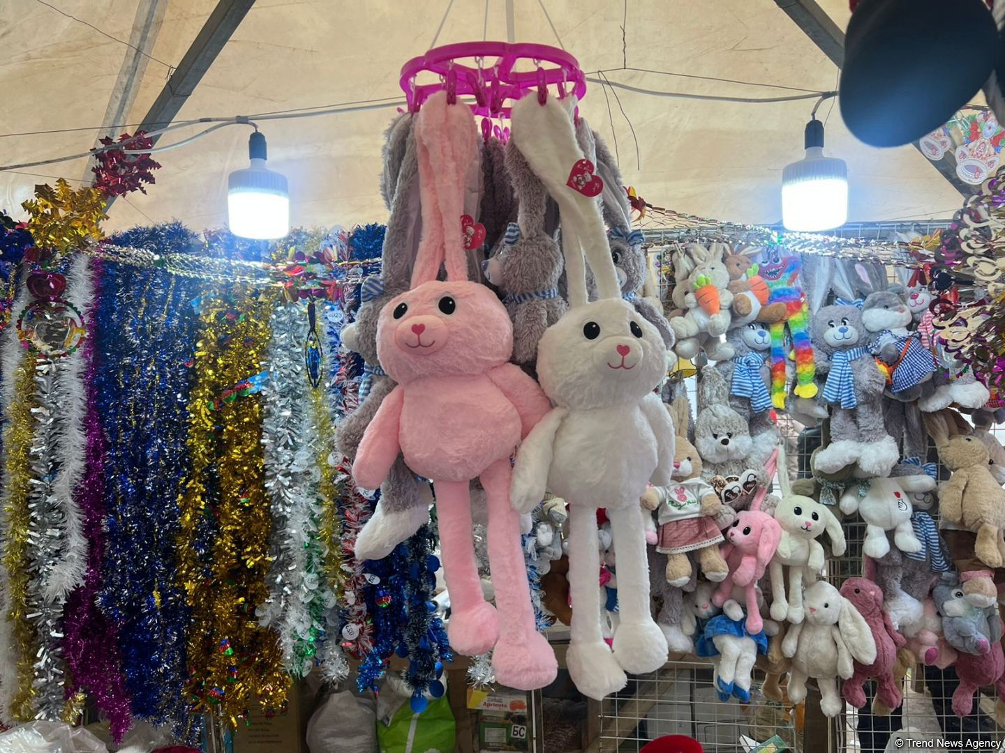 Цены на елки на предновогодних ярмарках в Баку (ФОТО)