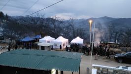 Azerbaijani NGOs' protests on Russian peacekeepers' deployment area continue for more than 19 hours (PHOTO/VIDEO)