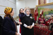 First VP of Azerbaijan Mehriban Aliyeva views exhibitions of fine and decorative arts in Turkmenbashi (PHOTO/VIDEO)