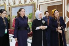 First VP of Azerbaijan Mehriban Aliyeva views exhibitions of fine and decorative arts in Turkmenbashi (PHOTO/VIDEO)
