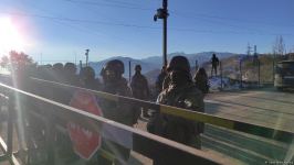 Azerbaijanis continue protests near Shusha for third day (PHOTO)