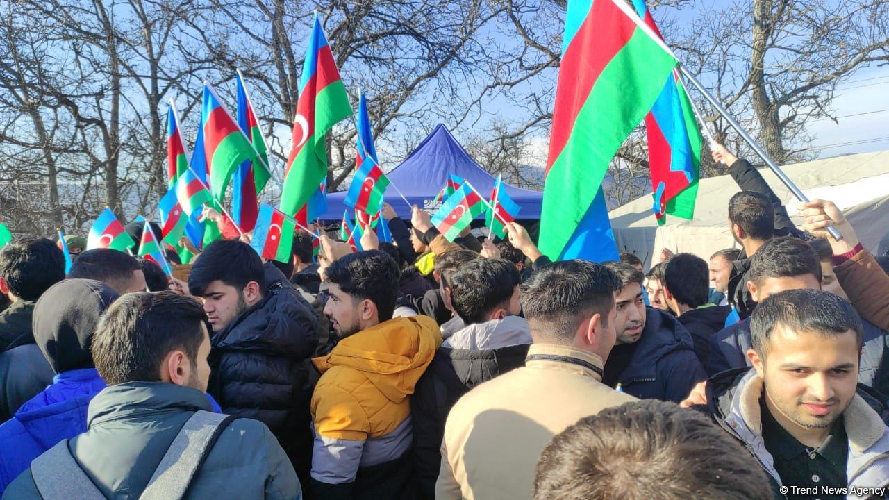 Current situation on Azerbaijan's Lachin road (PHOTO/VIDEO)