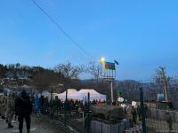 Azerbaijanis continue protests near Shusha for fourth day (PHOTO/VIDEO)