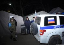 Russian peacekeepers' supply vehicle pass along Azerbaijan's Lachin road (PHOTO/VIDEO)