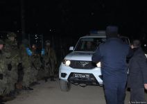 Russian peacekeepers' supply vehicle pass along Azerbaijan's Lachin road (PHOTO/VIDEO)