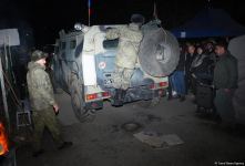 Russian peacekeepers' supply vehicle pass along Azerbaijan's Lachin road (PHOTO/VIDEO)