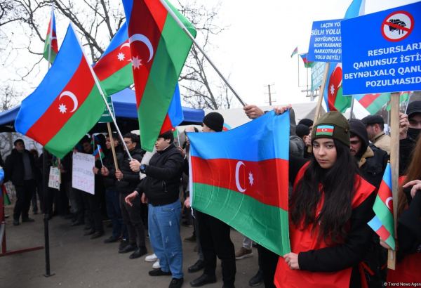 Azerbaijani peaceful protesters release statement: UN Security Council - hostage of double standards
