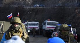 Фотокадры с мирной акции азербайджанцев в зоне временной ответственности миротворцев (ФОТО)