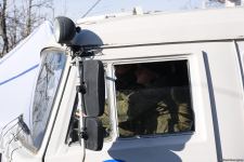 Peacekeepers' supply vehicles pass freely along Azerbaijan's Lachin road (PHOTO/VIDEO)