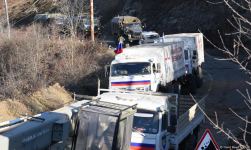 Peacekeepers' supply vehicles pass freely along Azerbaijan's Lachin road (PHOTO/VIDEO)