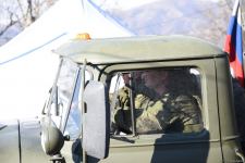 Peacekeepers' supply vehicles pass freely along Azerbaijan's Lachin road (PHOTO/VIDEO)