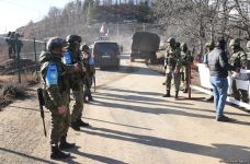 Peacekeepers' supply vehicles pass freely along Azerbaijan's Lachin road (PHOTO/VIDEO)