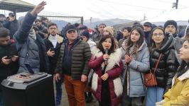 Azerbaijanis continue peaceful protests on Lachin road (PHOTO/VIDEO)