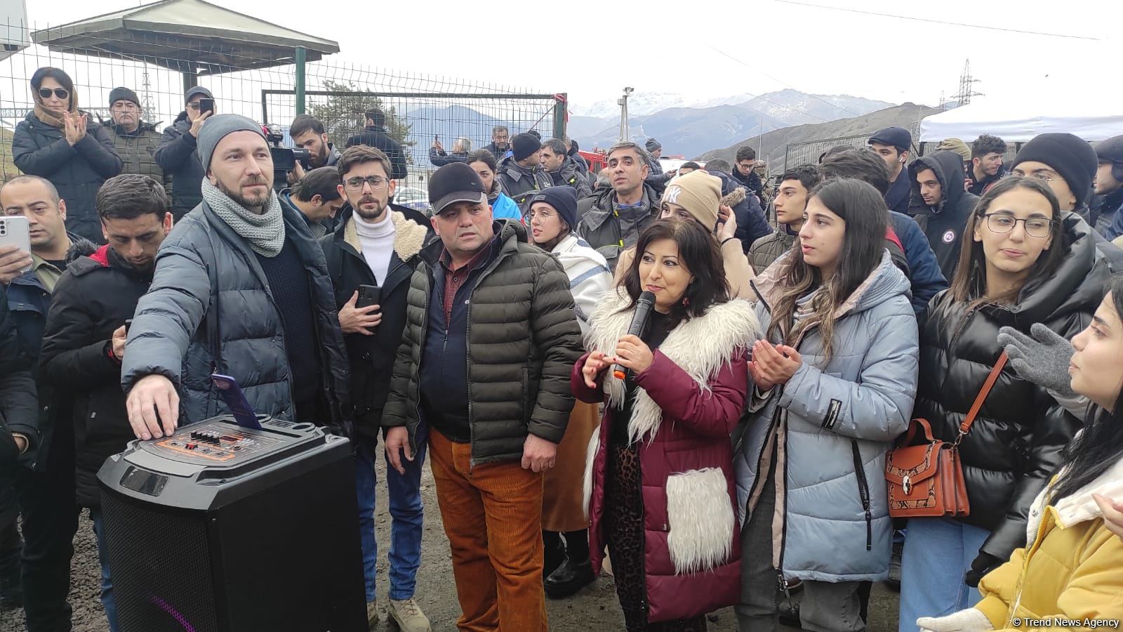 Azerbaijanis continue peaceful protests on Lachin road (PHOTO/VIDEO)