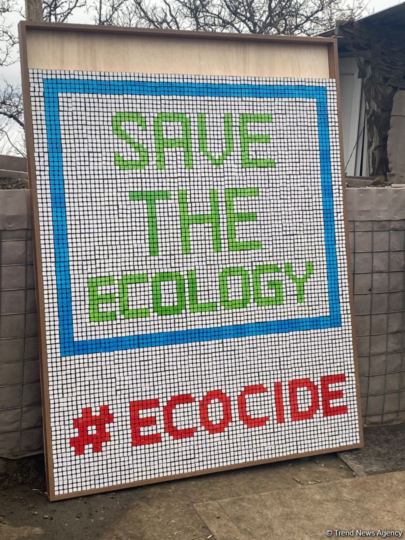 Azerbaijani peaceful protesters hold flash mob on Khankendi-Lachin road (PHOTO/VIDEO)