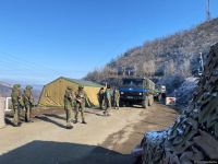 Russian peacekeepers' supply vehicles pass along Lachin road without incidents (PHOTO)