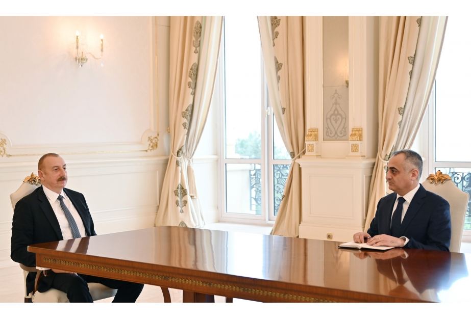 President Ilham Aliyev receives Special Representative of President of Azerbaijan in Nakhchivan (VIDEO)