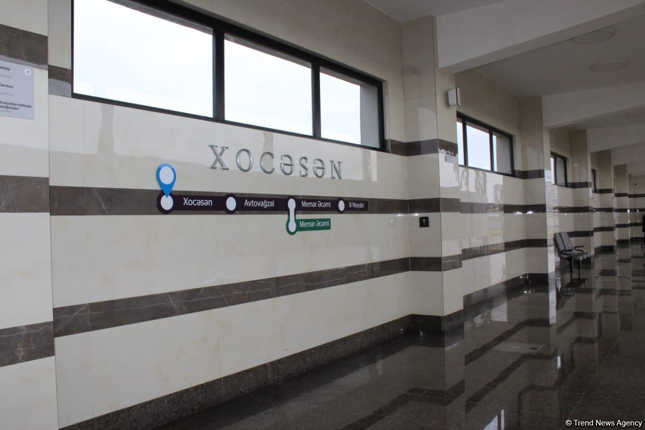 Photo report from Baku's new Khojasan metro station