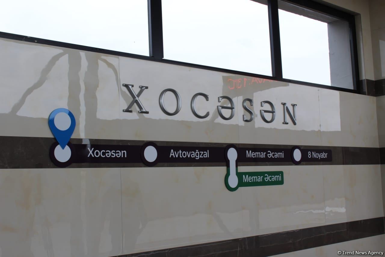 Photo report from Baku's new Khojasan metro station