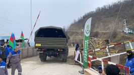 More supply vehicles of Russian peacekeepers pass through Azerbaijan's Lachin road (PHOTO) (UPDATE)