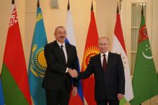 President Ilham Aliyev takes part in CIS heads of state meeting in St. Petersburg (PHOTO/VIDEO)