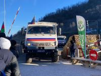 По Лачинской дороге беспрепятственно проехали еще три машины снабжения РМК (ФОТО)