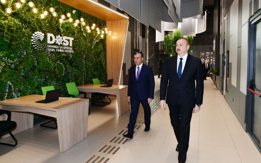 President Ilham Aliyev participates in opening ceremony of DOST Center No5 in Baku (PHOTO)