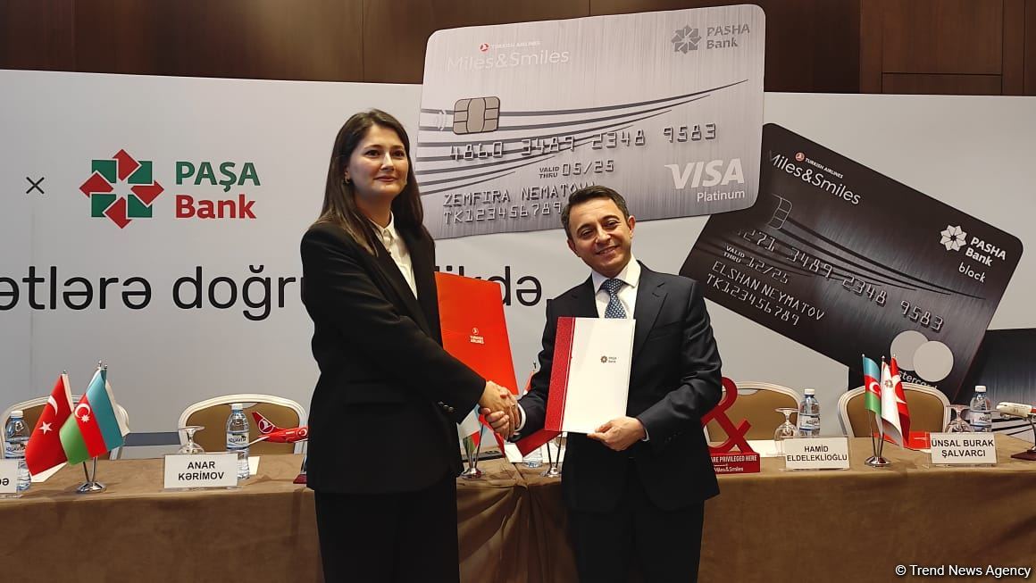 Azerbaijan's PASHA Bank, Turkish Airlines enhance co-op within Miles&Smiles loyalty program (PHOTO)