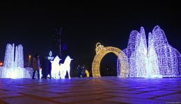 Баку в канун Нового года (ФОТОРЕПОРТАЖ)