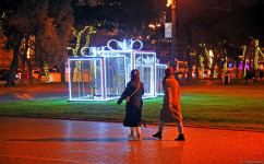 Баку в канун Нового года (ФОТОРЕПОРТАЖ)