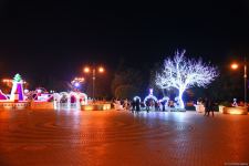 Баку в канун Нового года (ФОТОРЕПОРТАЖ)