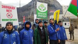 Peaceful protests of Azerbaijanis on Lachin-Khankandi road continue (PHOTO)