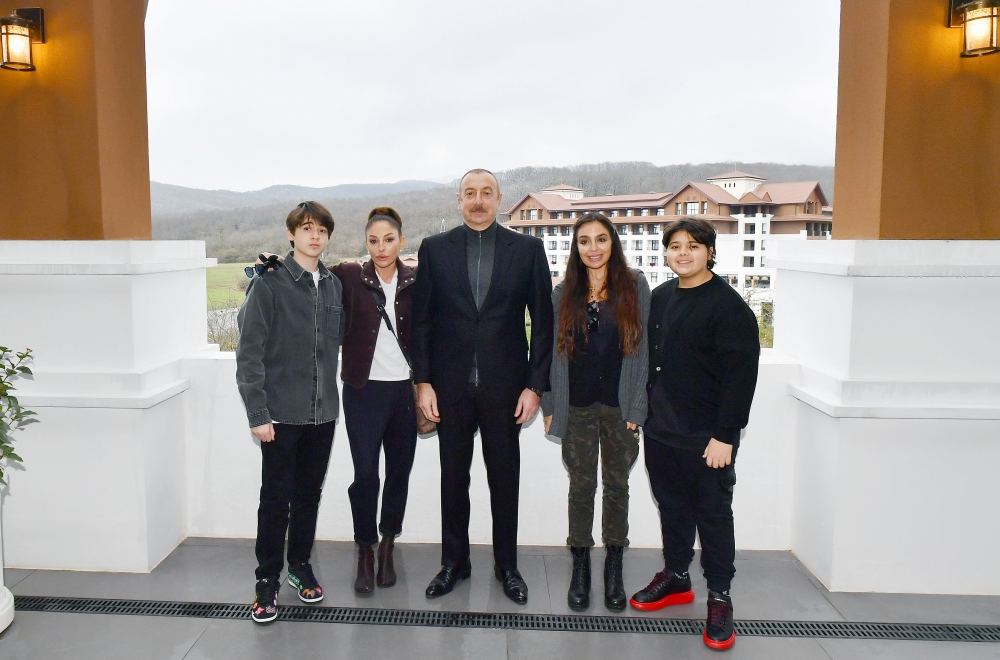 President Ilham Aliyev, First Lady Mehriban Aliyeva attend opening of Shabran Recreation Complex (PHOTO/VIDEO)