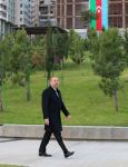 President Ilham Aliyev attends inauguration of second part of Central Park in Baku (PHOTO/VIDEO)