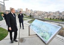 President Ilham Aliyev attends inauguration of second part of Central Park in Baku (PHOTO/VIDEO)