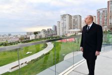 President Ilham Aliyev attends inauguration of second part of Central Park in Baku (PHOTO/VIDEO)