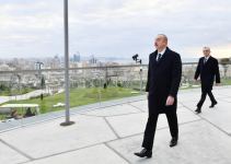President Ilham Aliyev attends inauguration of second part of Central Park in Baku (PHOTO/VIDEO)