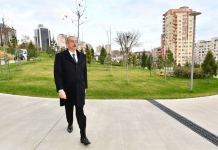 President Ilham Aliyev attends inauguration of second part of Central Park in Baku (PHOTO/VIDEO)
