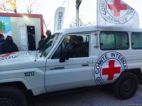 Vehicles of International Committee of Red Cross pass freely along Azerbaijan's Lachin road (PHOTO)