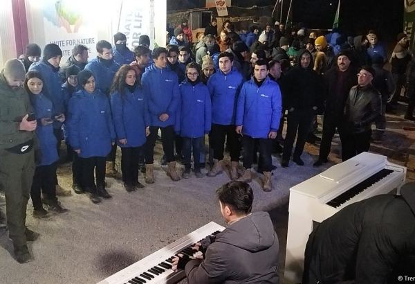 Concert organized for participants of rally on Lachin road (PHOTO/VIDEO)