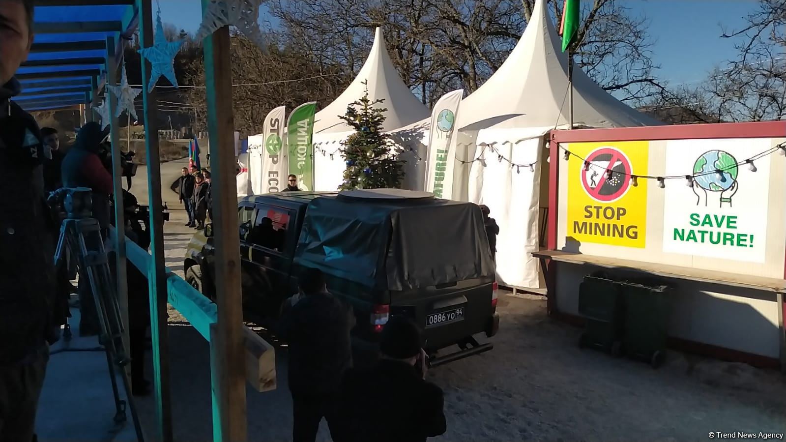 По Лачинской дороге беспрепятственно проехал еще один автомобиль миротворцев (ФОТО/ВИДЕО)