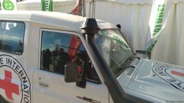 По Лачинской дороге беспрепятственно проехали автомобили МККК (ФОТО/ВИДЕО)