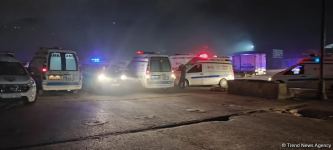 Продолжается тушение пожара, вспыхнувшего в ТЦ "Садарак" в Баку (ФОТО/ВИДЕО) (Обновлено)