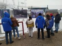 Организована фотовыставка в районе проведения в Карабахе акции экоактивистами (ФОТО)