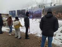 Организована фотовыставка в районе проведения в Карабахе акции экоактивистами (ФОТО)