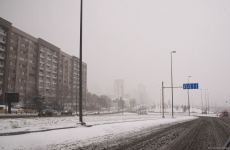 Заснеженный Баку (Фоторепортаж)