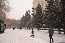 Заснеженный Баку (Фоторепортаж)