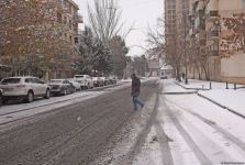Заснеженный Баку (Фоторепортаж)